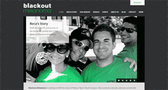 Desktop Screenshot of blackoutmelanoma.org