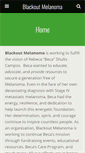 Mobile Screenshot of blackoutmelanoma.org